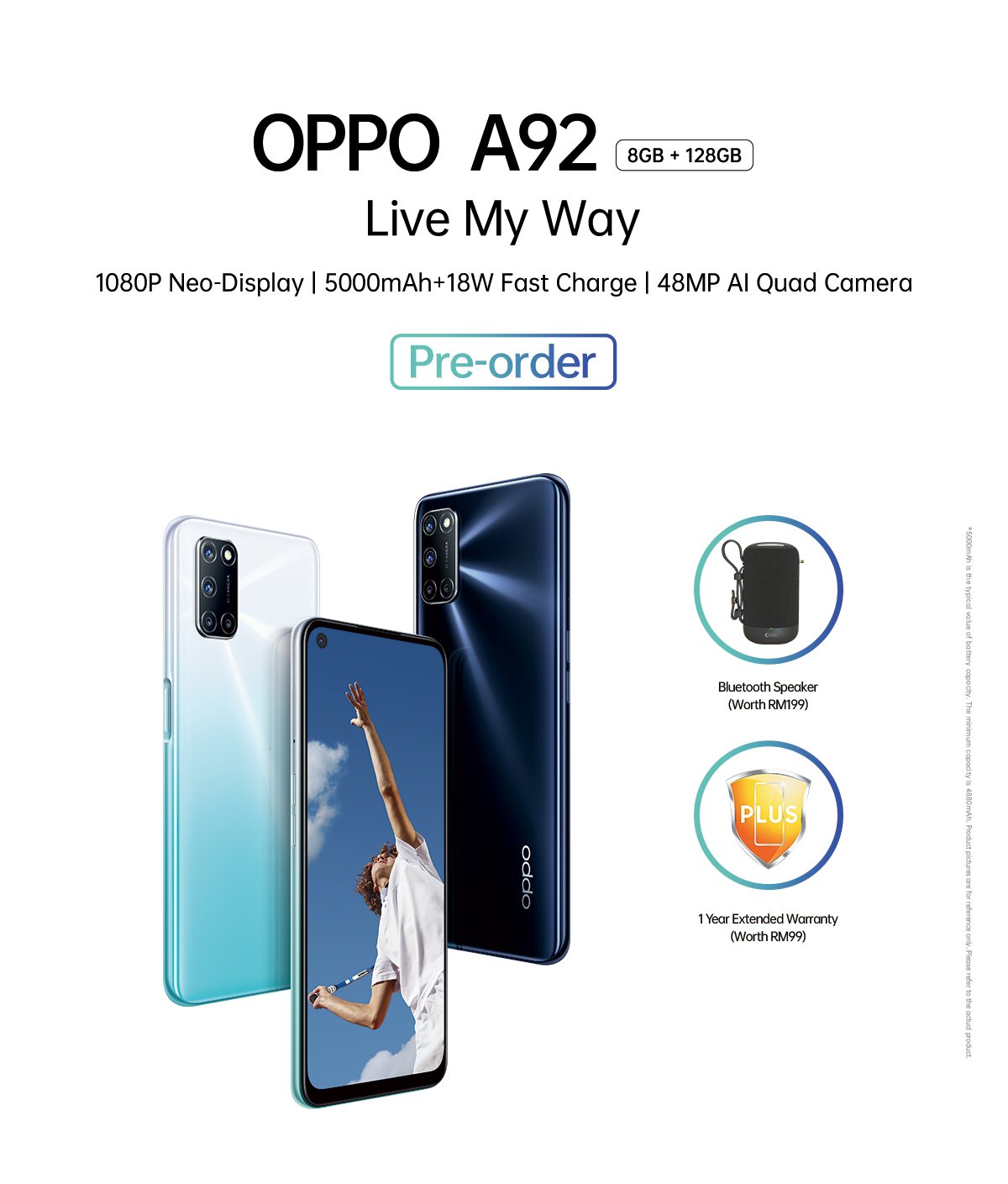 OPPO A92 हुआ लॉन्च, आइये जानते है फ़ोन को Specifications