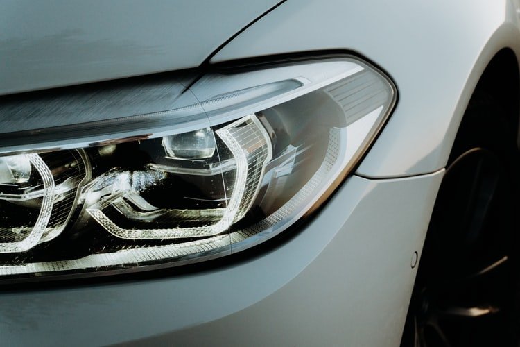 Headlights as a  safety feature in a car