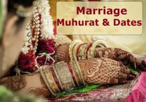 Marriage Muhurat Dates 2023