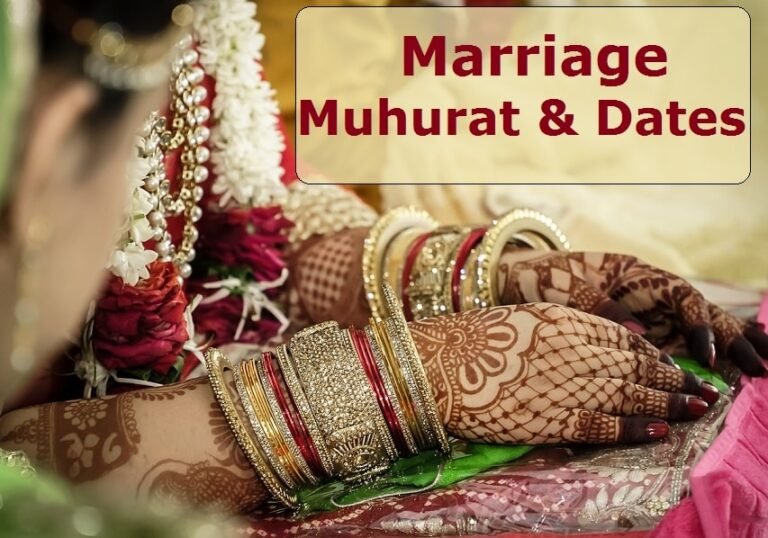 Marriage Dates in 2024 – Shubh Vivah Muhurat 2024